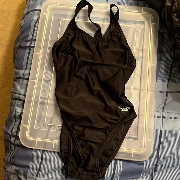 NWOT Speedo Women's Swimsuit One Piece Prolt Super Pro Solid Adult - Picture 5 of 5